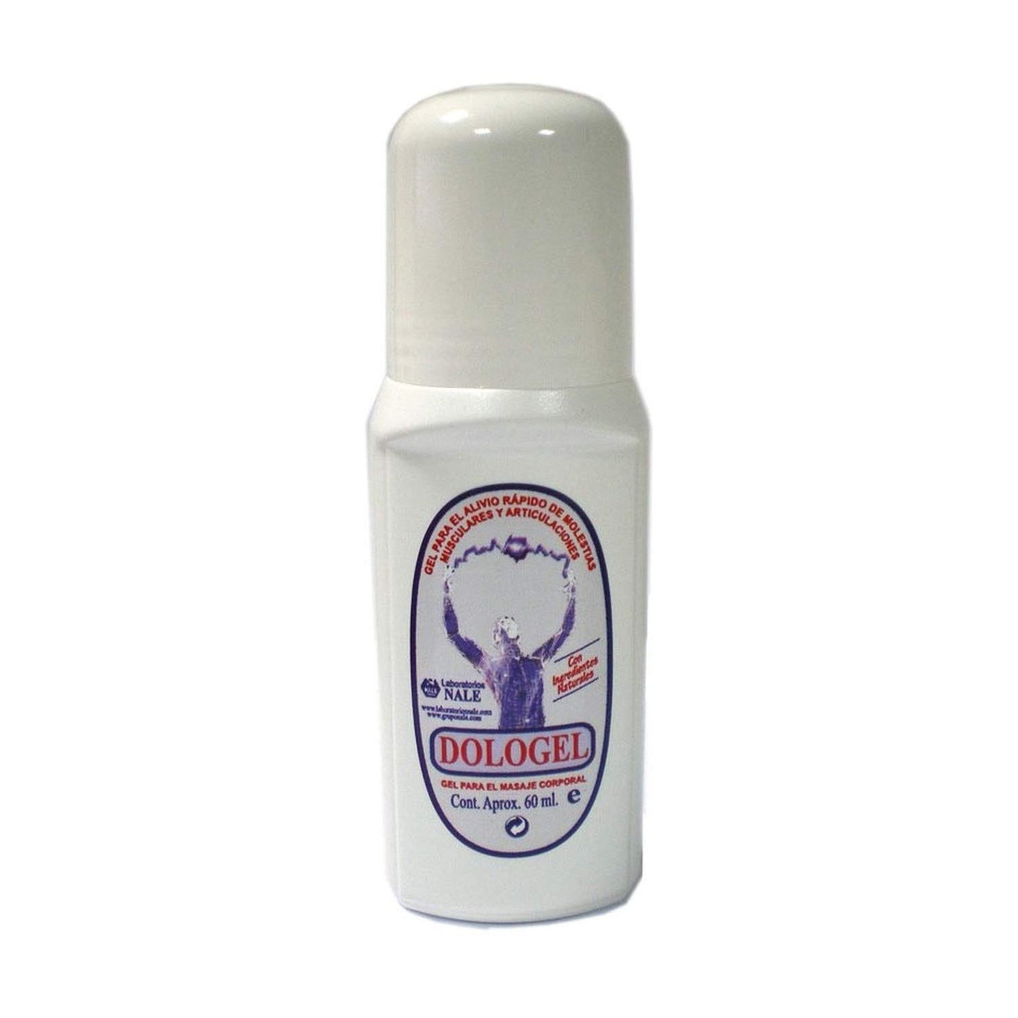 Nale Dologel Sin Dolor, Anti Inflamatorio Calma el Dolor, Rolll-On 60 ml