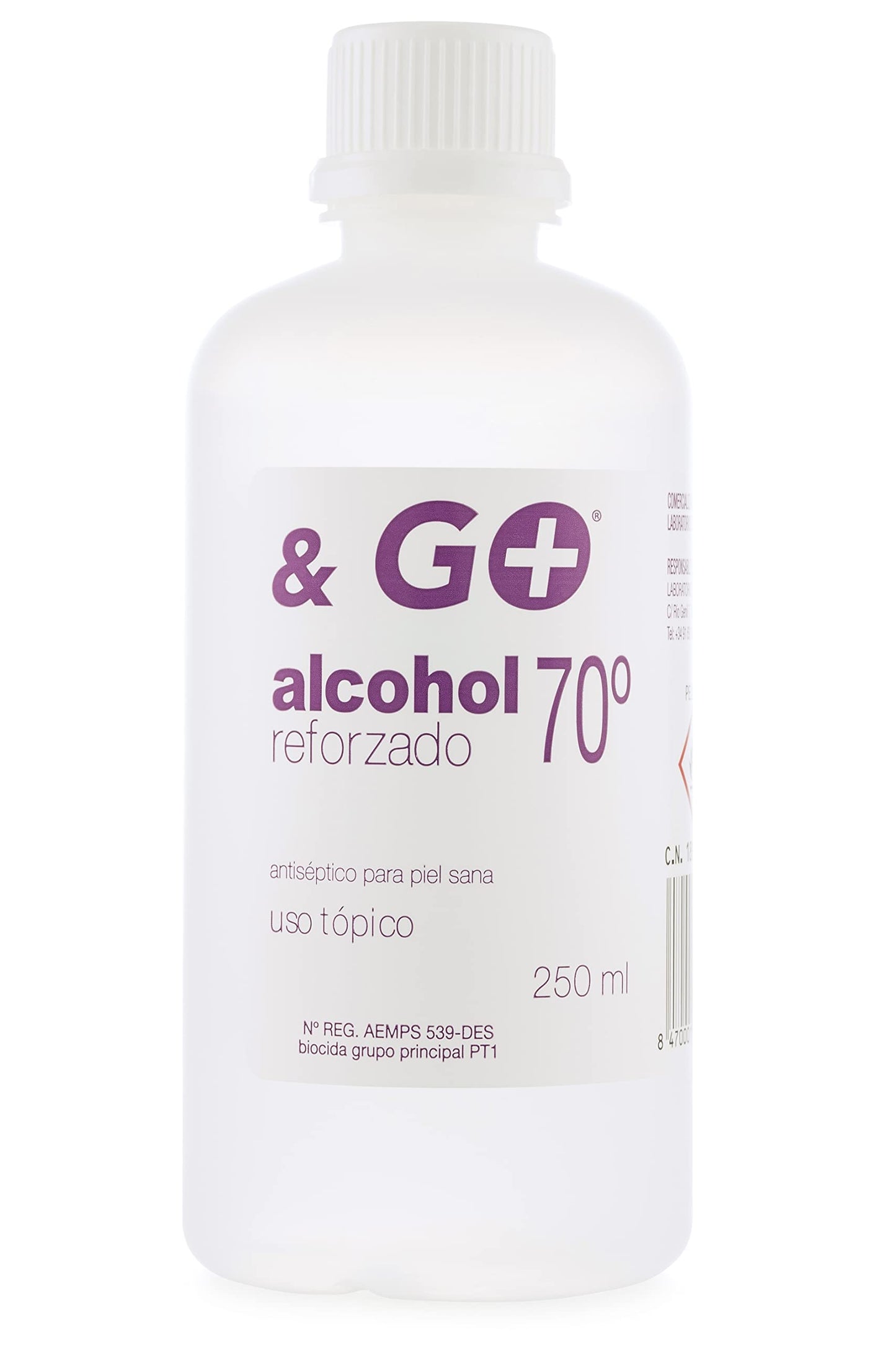 ALCOHOL 70‡ & GO 250 ML