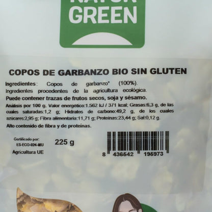 Copos de Garbanzo Bio 225 gr