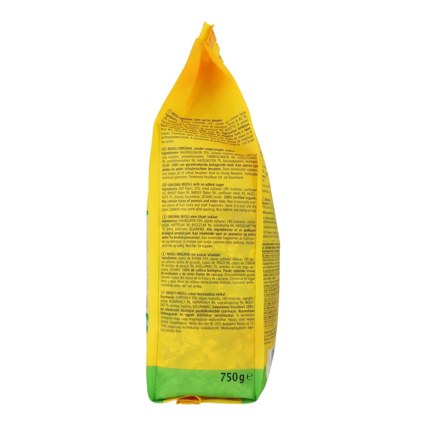 Rapunzel MUESLI Original 750 G, No aplicable
