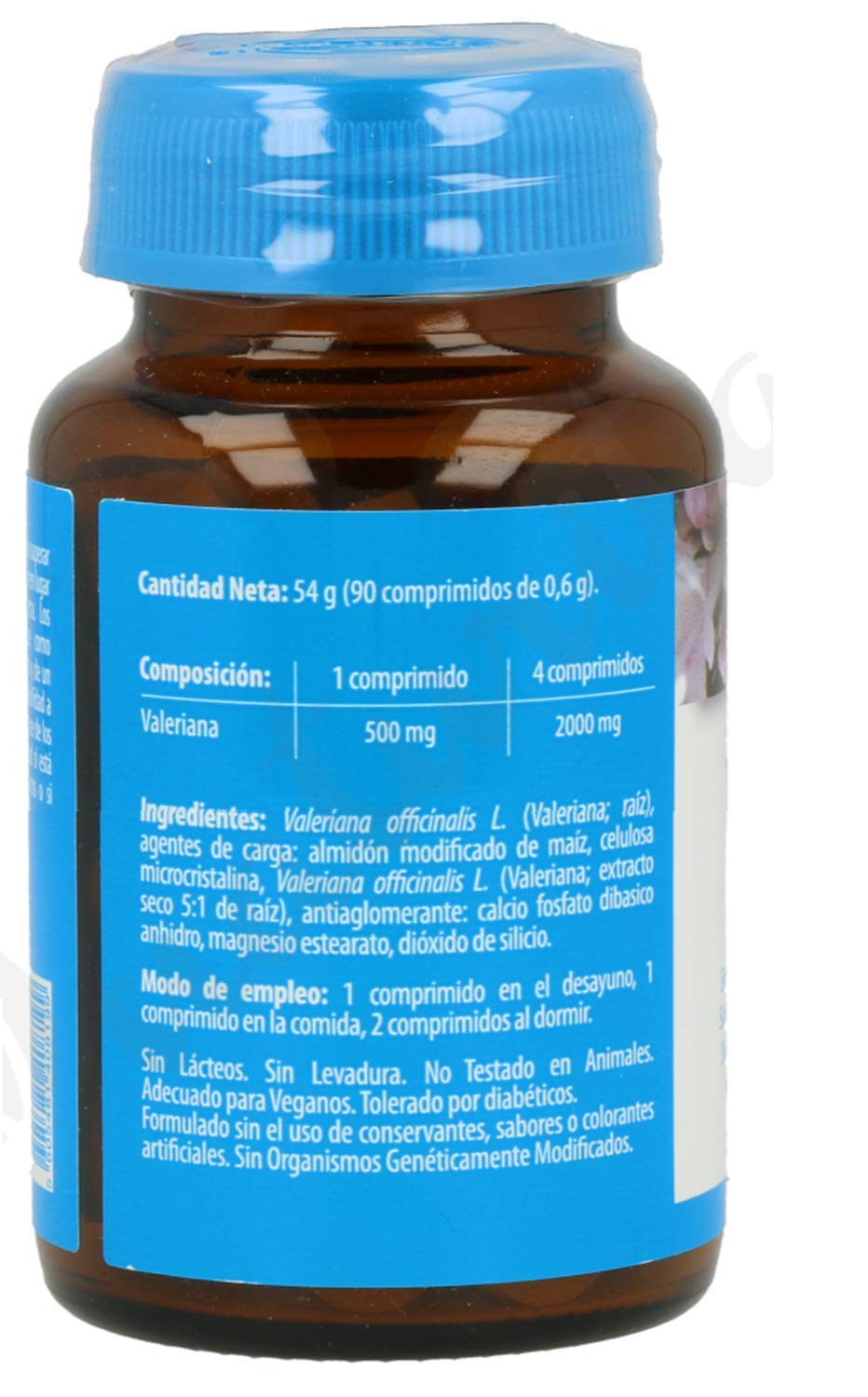 Naturmil Valeriana 500mg - Pack Doble 180 Comprimidos, Ayuda al Sueño y Relajación, Vegano, Sin Gluten