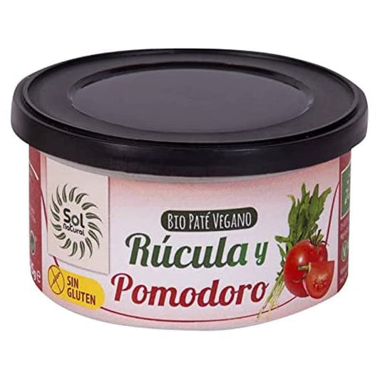 SOLNATURAL Pate RUCULA Y POMODORO Bio 125 g, Estándar, Único