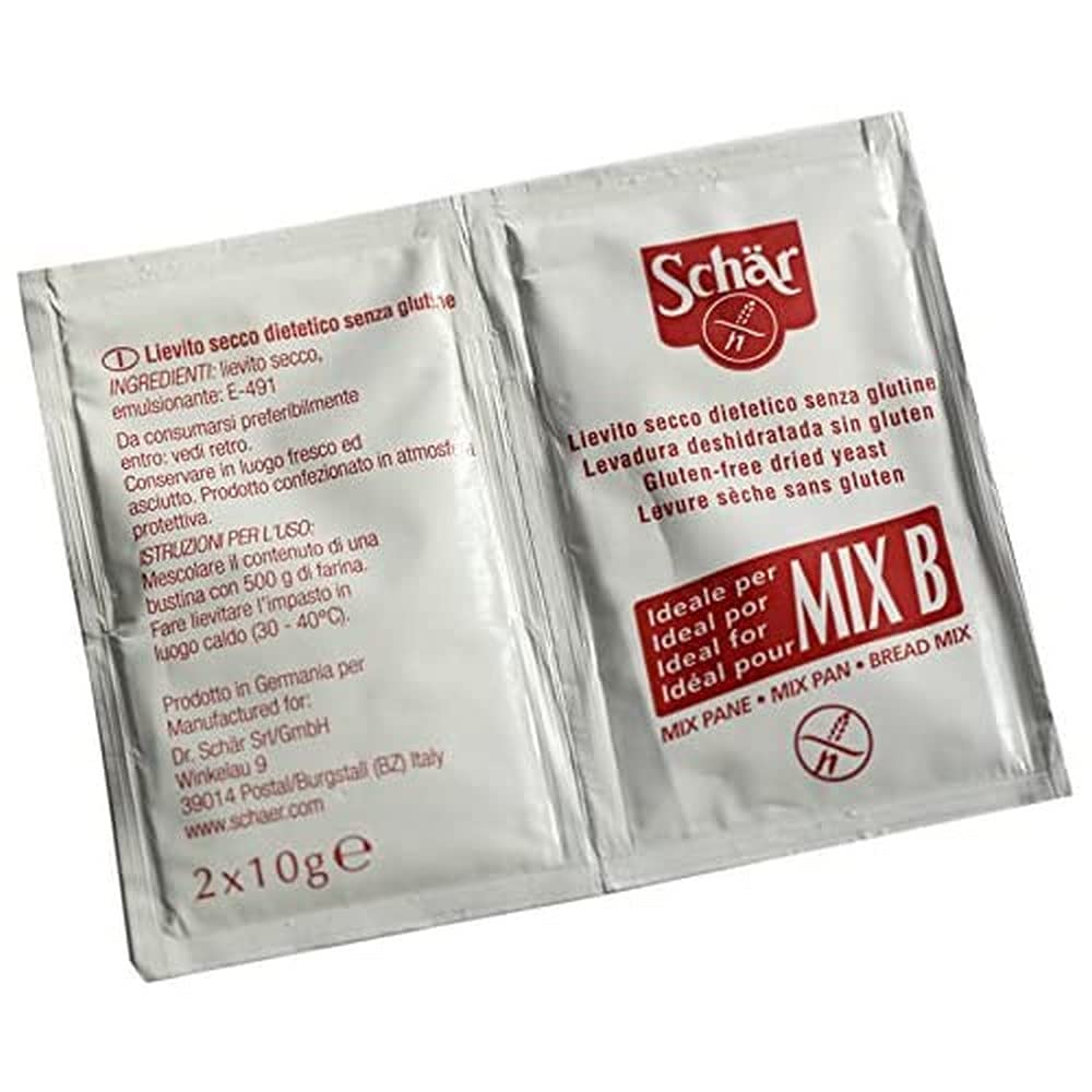 Dr. Schar Lievito Levadura - Paquete de 2 x 10 gr - Total: 20 gr
