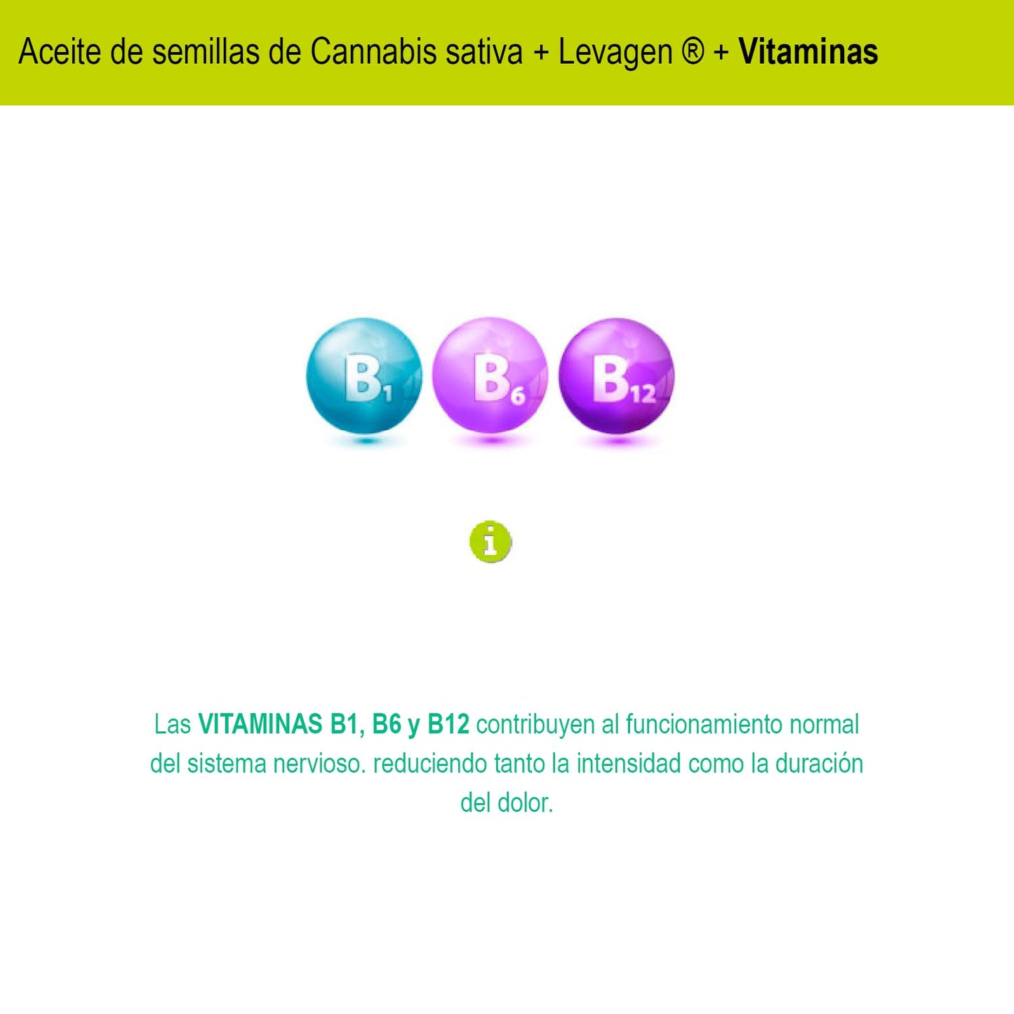 Novadiet - CANNALGES Cápsulas con Aceite de Semillas de Cannabis, Levagen y Vitaminas – Ayuda a Aliviar el Dolor y la Inflamación, al Correcto Funcionamiento Normal del Sistema Nervioso - 30 Cápsulas