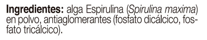 Ana Maria Lajusticia - Espirulina – 160 comprimidos fuente de proteínas, vitaminas y minerales. Detox y saciante. Apto para veganos. Envase para 26 días de tratamiento.