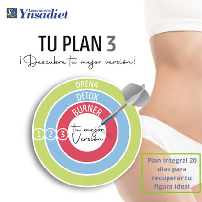 Tu Plan 3 - Plan Integral 20 días para recuperar tu figura ideal - Control de Peso - Ynsadiet