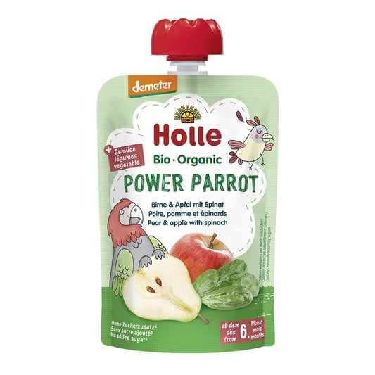 HOLLE Smoothie Pera, Manzana Y Espinacas +6 Meses 90g, No aplicable