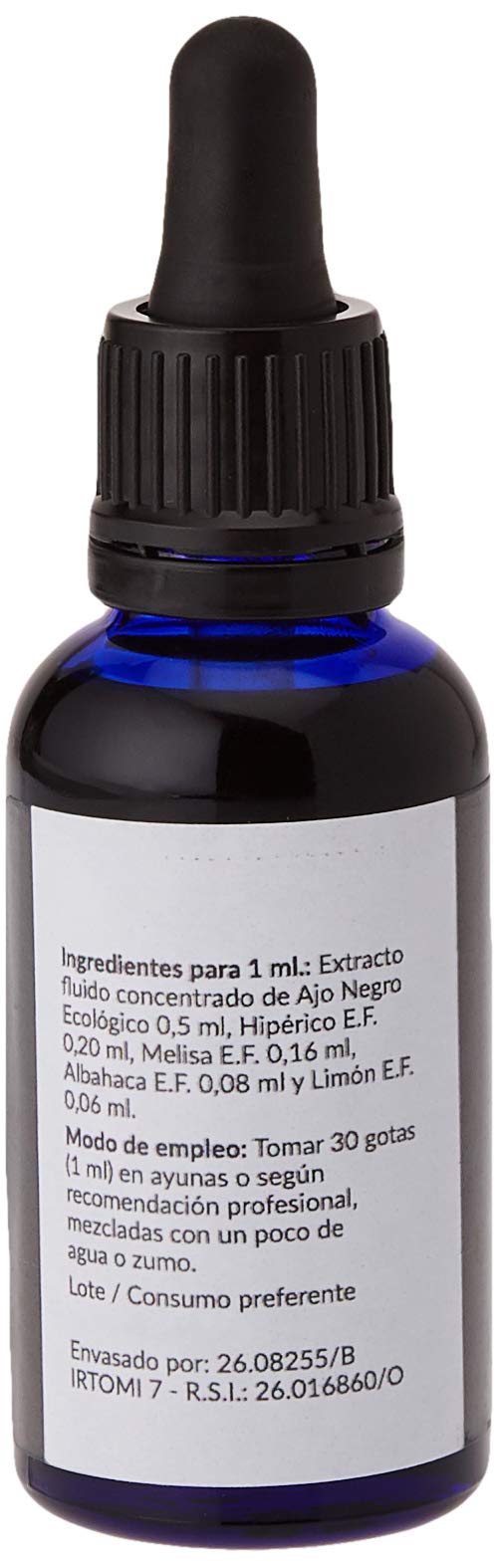 Allium Noir CALM: Extracto Concentrado de Ajo Negro Ecológico para la ansiedad y el estrés - Formato en gotas de 30ml. (1 mes)