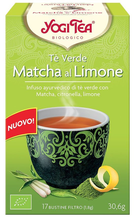 Yogi Tea 1365 Té Verde, Matcha al Limone - 30,6 gr