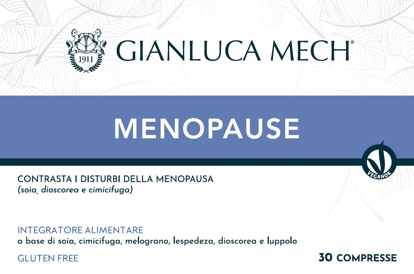 Gianluca Mech - Slim Menopause, Suplemento Menopausia Keto de 500 ml, Ayuda a Regular la Sudoración, con Rodiola y Salvia, Vegano