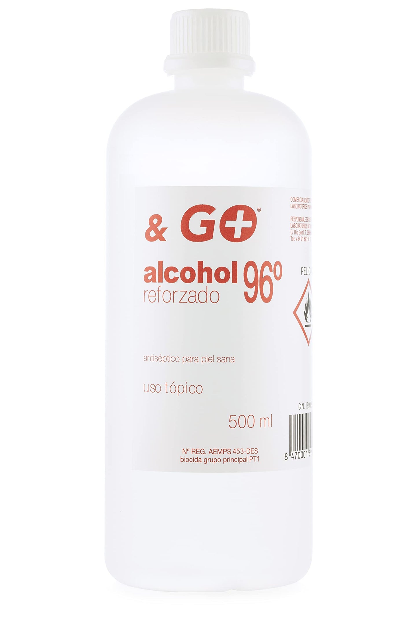 ALCOHOL 96‡ & GO 500 ML