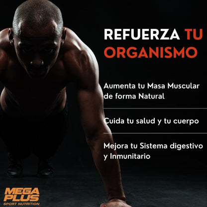 Tribulus Terrestris Puro - Mega Plus Sport Nutrition - 120 Capsulas - 600 Mg - 90% Saponinas - Fuerza, Resistencia, Recuperación Muscular - Pre Entreno (171055)