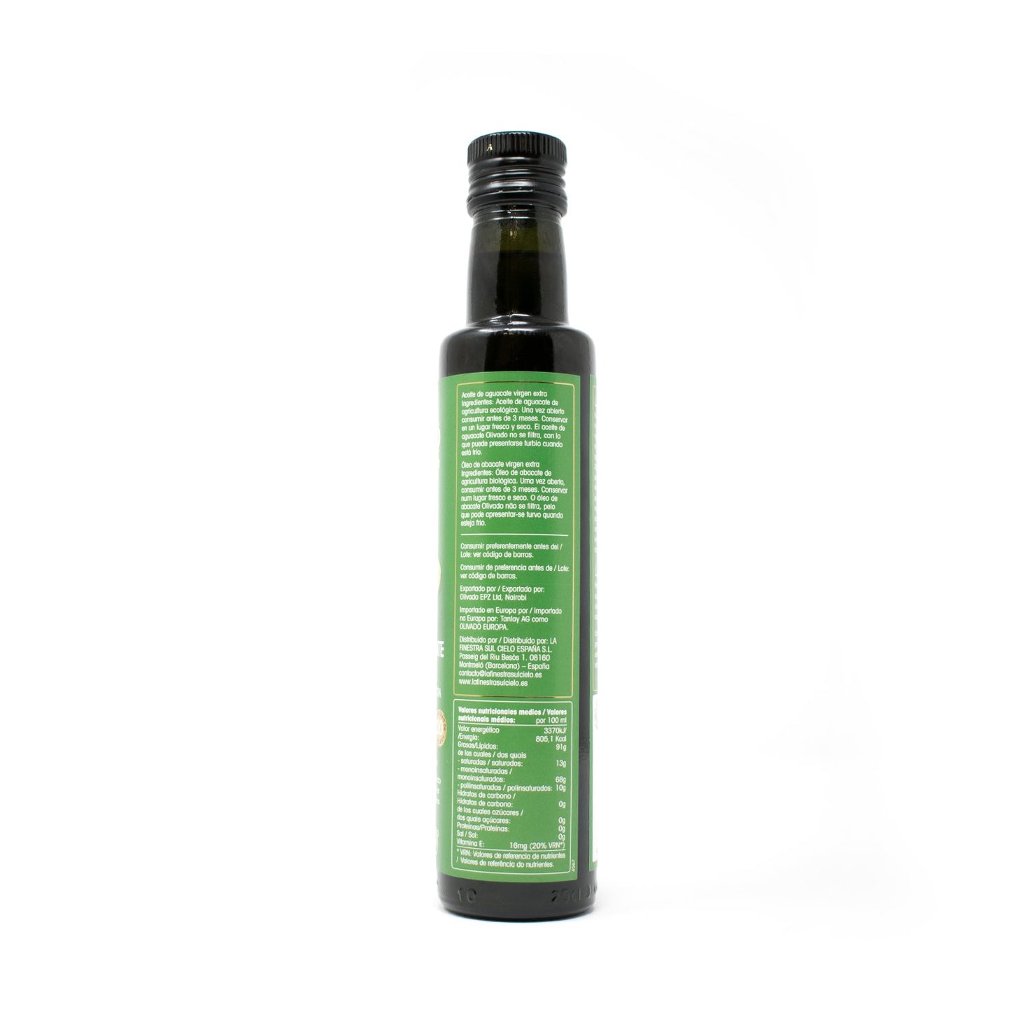 La Finestra Sul Cielo Aceite de Aguacate, 250ml