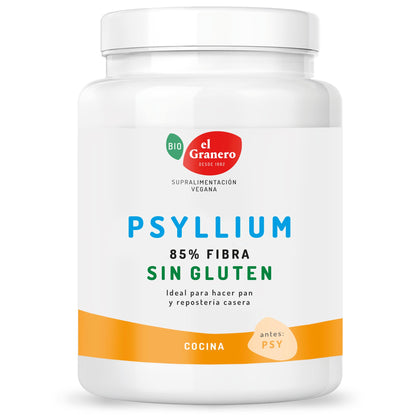 El Granero Integral - Psyllium BIO - 400 g - Superalimento Vegano - Alto Contenido en Fibra - Contribuye al Normal Funcionamiento Intestinal y Digestivo - Ayuda a Controlar el Peso