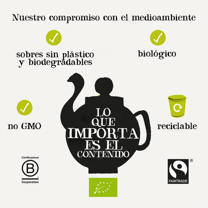Cupper - 20 Bolsitas de Infusiones Ecológicas de Manzanilla - Sin Azúcar Añadido, Huevo y Teína - Apto para Veganos - Propiedades Refrescantes y Digestivas