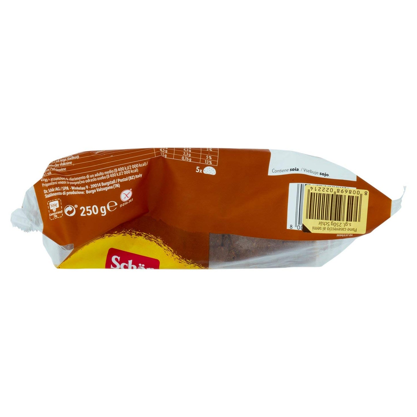 Dr. Schar Pan Casero Semillas - 250 gr