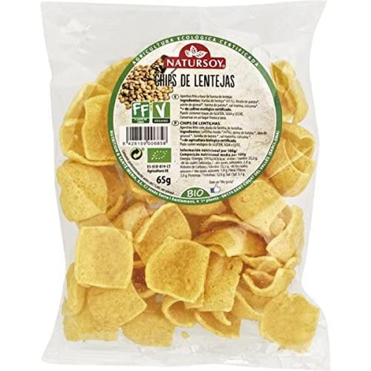 Natursoy Chips DE LENTEJAS 70 gr, No aplicable