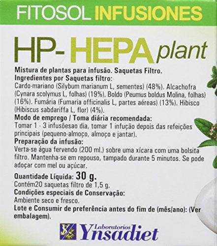 Fitosol Té Hepa - 20 Filtros (8412016359720)
