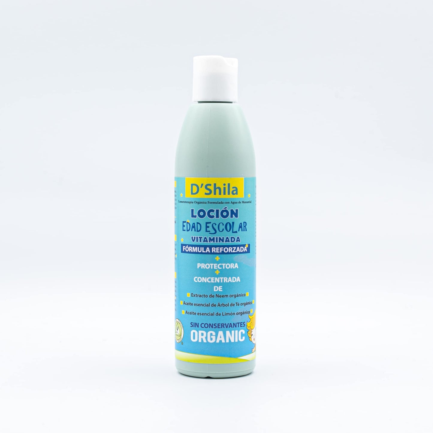 Loción Vitaminada Especial Edad Escolar 250ml de D’Shila | Protege el Delicado Cabello y el Cuero Cabelludo de los Niños | Loción Capilar | Apto para el Uso Diario | Especialmente Indicado para Épocas Escolares