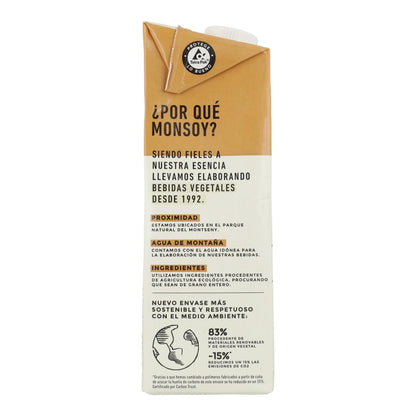 Monsoy Bebida DE Avena+ALMENDRAS Bio 1 L, Estándar, Único