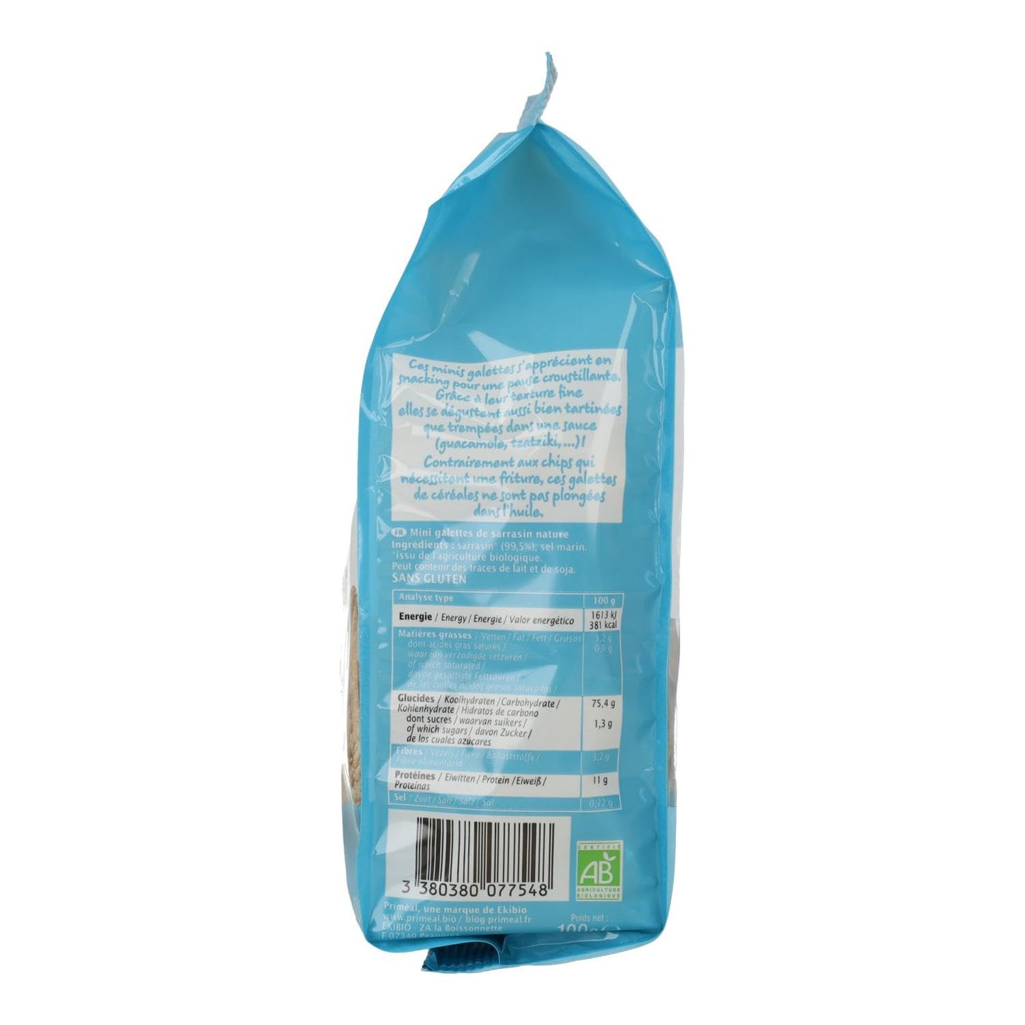MINI TORTAS DE TRIGO SARRACENO 100 g