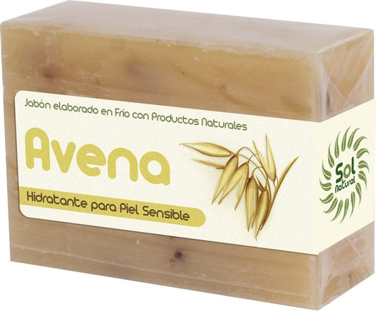 SOLNATURAL JABON DE Avena 100 g, Estándar, Único