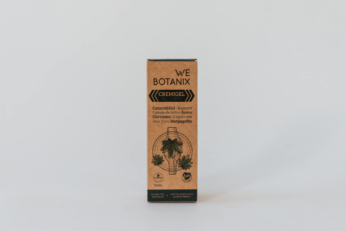 WEBOTANIX | Crema CBD Cremigel BIO | 50 ml | Cannabidiol Crema | Crema Dolores Musculares y Articulaciones | Relajante Muscular Natural | Antiinflamatorio Muscular | Crema Para Dolor Analgésica