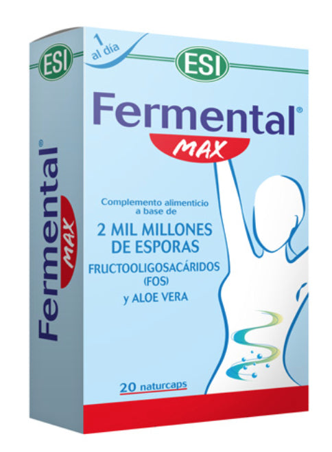 Fermental Max ESI: Probiótico y Prebiótico 20 Cápsulas Vitalidad Intestinal