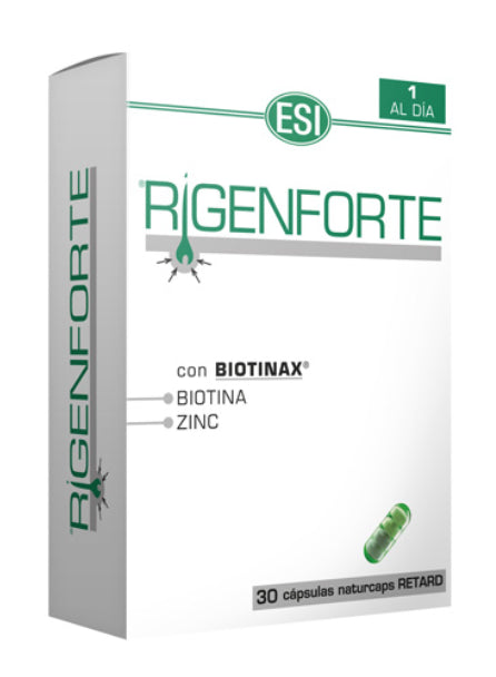 Rigenforte ESI 30 Cápsulas Retard de Biotinax para Cabello Fuerte