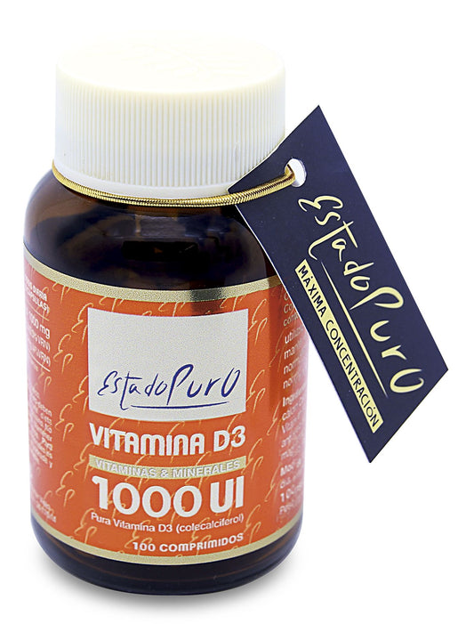 Vitamina D3 1000 UI Tongil - 100 comprimidos para huesos
