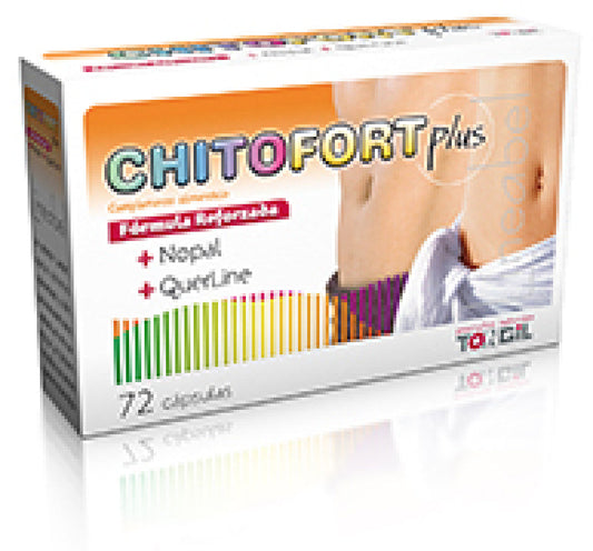 Chitofort Plus Tongil 72 cápsulas de chitosán y nopal