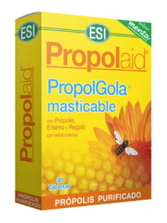 Propolaid Propolgola Menta - Alivio natural para garganta, 30 comprimidos