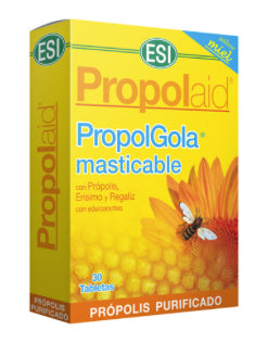 Propolaid Propolgola Miel ESI: Alivio Natural de Garganta 30 Comprimidos