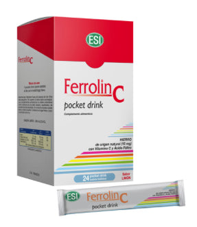 Ferrolin C Drink 24 monodosis con hierro y vitamina C