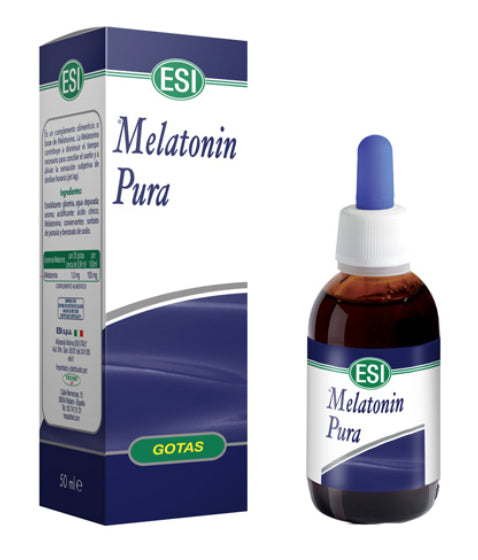 Melatonina Pura en Gotas 1 mg – Suplemento Natural 50 ml