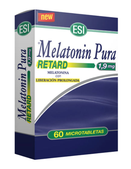 Melatonina Retardada 1,9 mg ESI – 60 Comprimidos para Sueño Natural