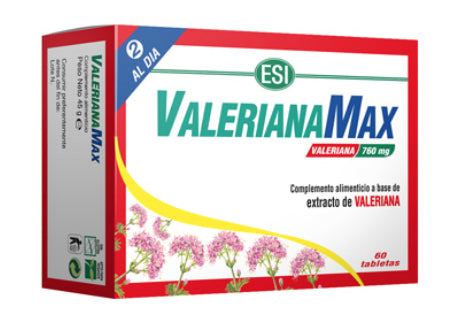 Valerianamax ESI 60 comprimidos de valeriana para relajación natural