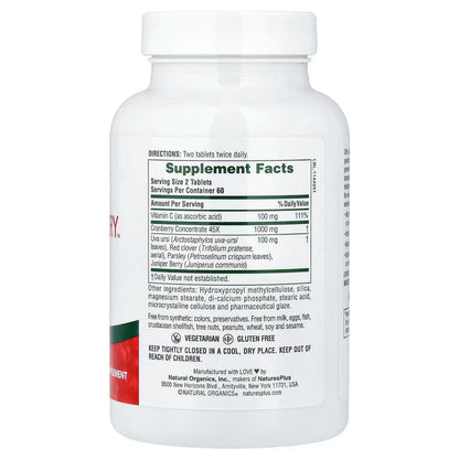 NATURES PLUS ULTRA CRANBERRY 1000mg. 120comp.