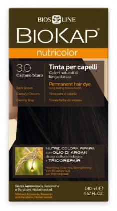 Biokap Nutricolor 3.0 Castaño Oscuro 140 ml Tinte Vegano Sin Amoníaco