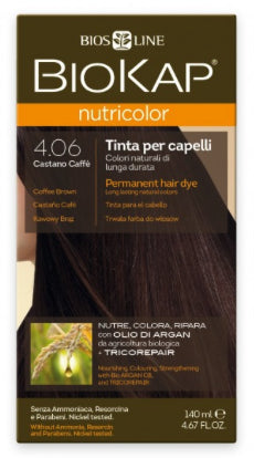 Crema Colorante Biokap Nutricolor Castaño Café 140 ml Sin Amoníaco