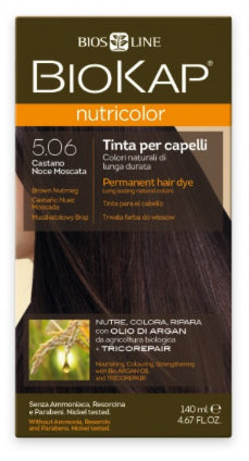 Biokap Nutricolor Crema Colorante Castaño Nuez Moscada 140 ml