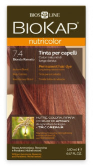 Biokap Nutricolor Rojo Cobrizo 140 ml Tinte sin Amoníaco