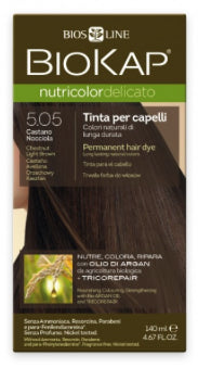 Tinte Nutricolor Delicato 5.05 Castaño Avellana 140 ml Biokap