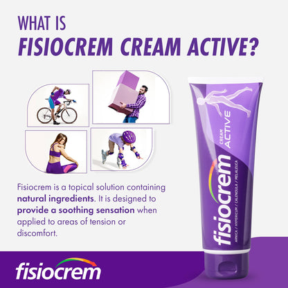 FISIOCREM GEL ACTIVE | 250ml | Preparación Músculos y Ligamentos | Vida cotidiana o ejercicio físico | Crema Masaje | Melaleuca, Árnica, Hypericum Perforatum, Calendula