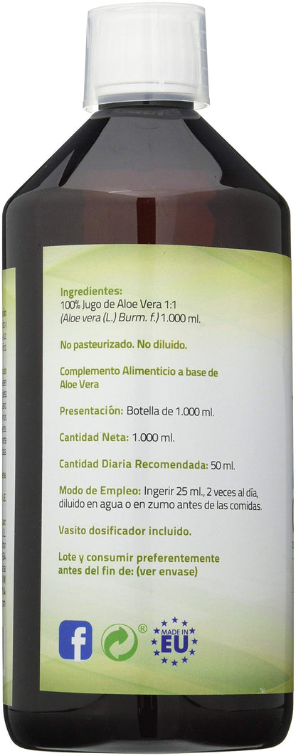 Bequisa Aloe Vera Con Pulpa 1000 ml