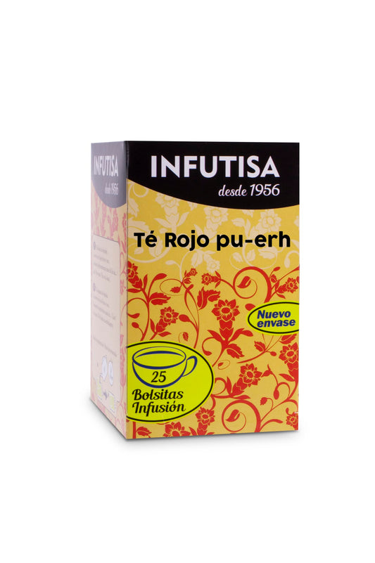 Infutisa TE Rojo PUERH 25 Filtros, No aplicable
