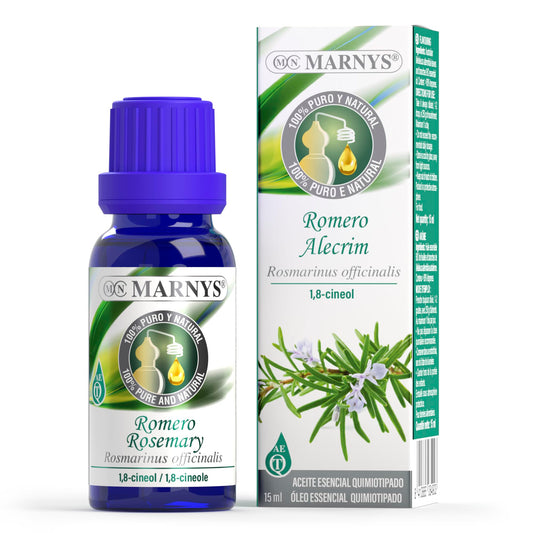 MARNYS Aceite Esencial Romero 100% Puro Quimiotipado 15ml