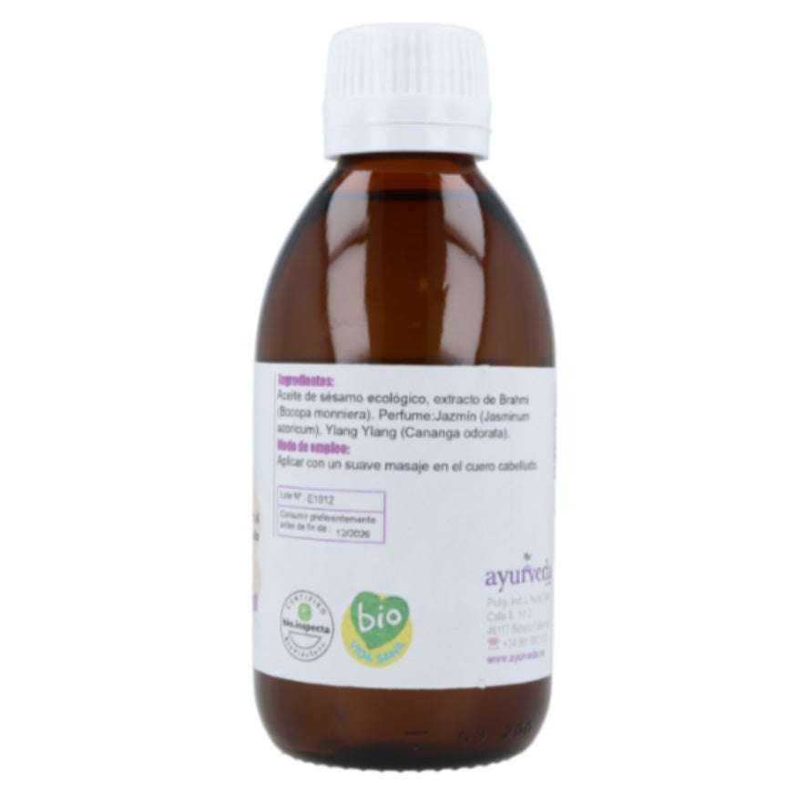 Aceite para El Cabello Brahmi 200ml Ayurveda