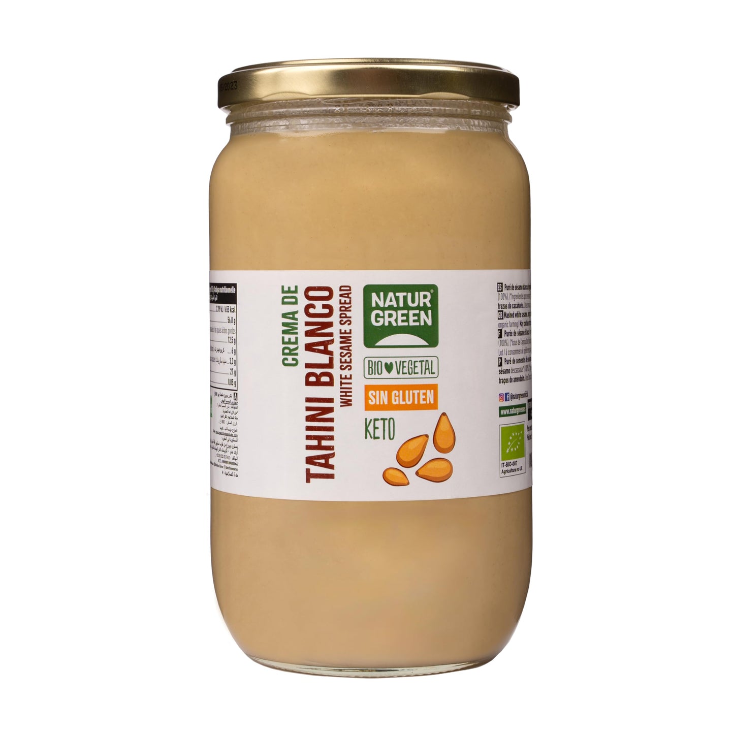 NATURGREEN PURE SESAMO TAHIN BIO 800 gr