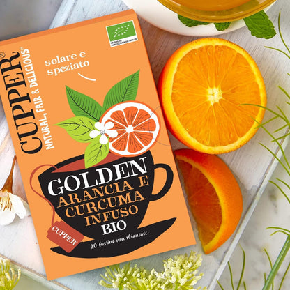 Cupper Infusion Golden Secrets Bio, 20 Bolsas Cupper 1 Unidad 200 g